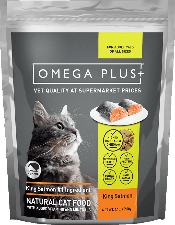 Cat pet food: King Salmon - Omega Plus NZ pet food